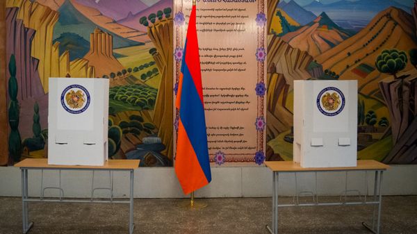 Избирательный участок. Выборы - Sputnik Армения