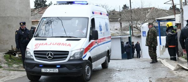 Автомобиль скорой помощи Азербайджана. Архивное фото Автомобиль скорой помощи Азербайджана. Архивное фото - Sputnik Армения