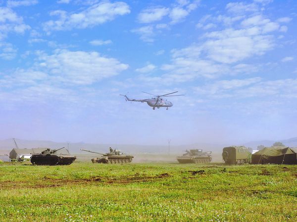 В Армении военнослужащие ЮВО завершили оборудование полигона Алагяз (3 июля 2018). Армения - Sputnik Армения