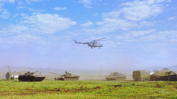 В Армении военнослужащие ЮВО завершили оборудование полигона Алагяз (3 июля 2018). Армения - Sputnik Армения