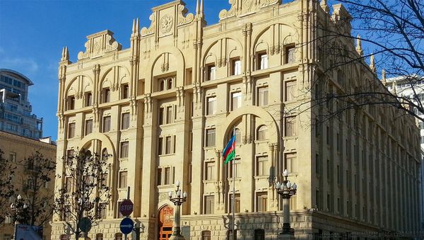 Здание Министерства внутренних дел Азербайджанской Республики Здание Министерства внутренних дел Азербайджанской Республики - Sputnik Армения