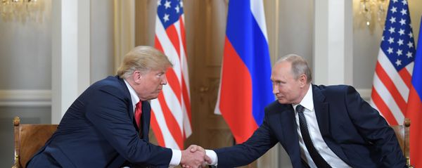 Встреча президентов России и США Владимира Путина и Дональда Трампа (16 июля 2018). Хельсинки - Sputnik Армения