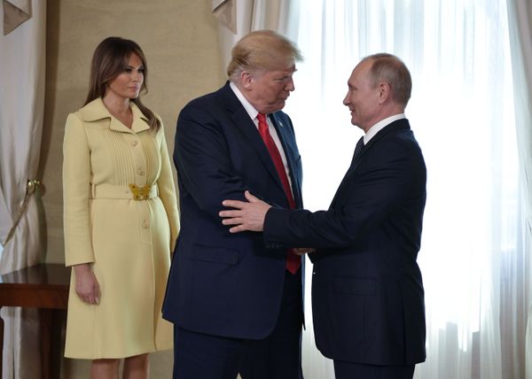 Встреча Президентов России и США Владимира Путина и Дональда Трампа в президентском дворце (16 июля 2018). Хельсинки - Sputnik Армения