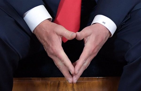 Президент США Дональд Трамп во время встречи с Президентом России Владимиром Путиным в президентском дворце (16 июля 2018). Хельсинки - Sputnik Армения