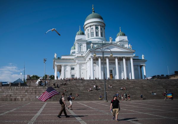 Президентский дворец, где проходит встреча президентов России и США Владимира Путина и Дональда Трампа (16 июля 2018). Хельсинки - Sputnik Армения