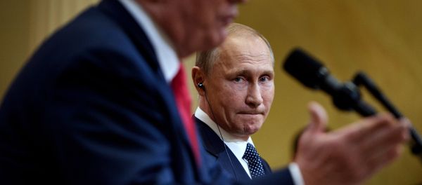 Встреча Президентов России и США Владимира Путина и Дональда Трампа в президентском дворце (16 июля 2018). Хельсинки Встреча Президентов России и США Владимира Путина и Дональда Трампа в президентском дворце (16 июля 2018). Хельсинки - Sputnik Արմենիա