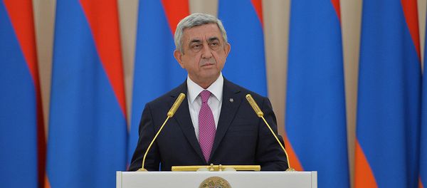Президент Армении Серж Саргсян - Sputnik Армения