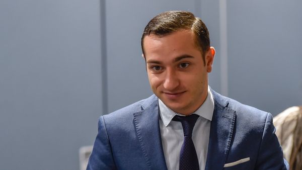 Министр диаспоры Армении Мхитар Айрапетян на презентации программы помощи (18 июля 2018). Еревaн - Sputnik Армения