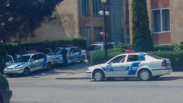 Полицейские автомобили в Дилижане - Sputnik Армения