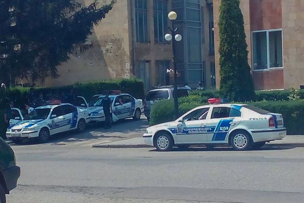 Полицейские автомобили в Дилижане - Sputnik Армения