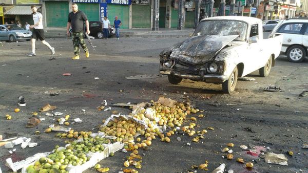 Улица в Сувейде после теракта (25 июля 2018). Сирия - Sputnik Արմենիա