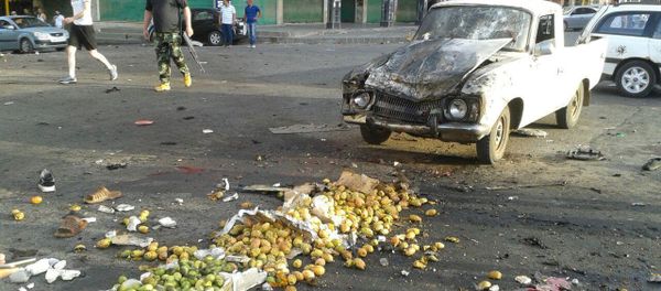 Улица в Сувейде после теракта (25 июля 2018). Сирия - Sputnik Արմենիա