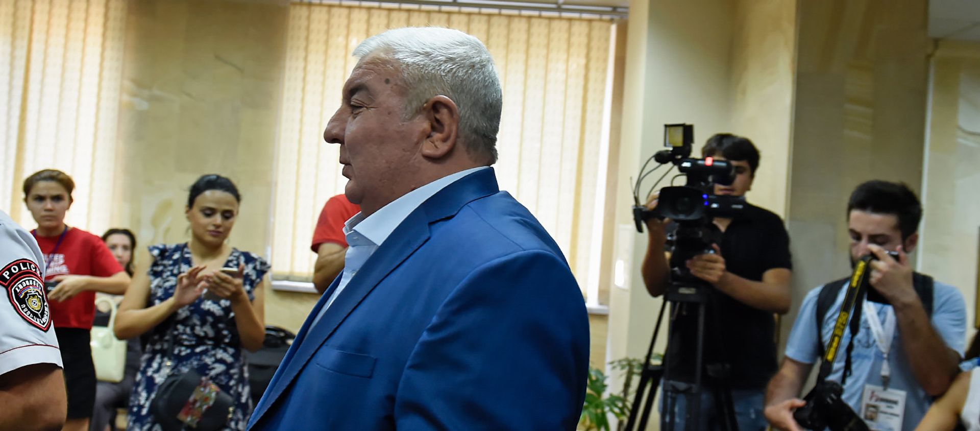 Юрий Хачатуров в здании специальной следственной службы Армении (26 июля 2018). Еревaн - Sputnik Արմենիա, 1920, 08.06.2021