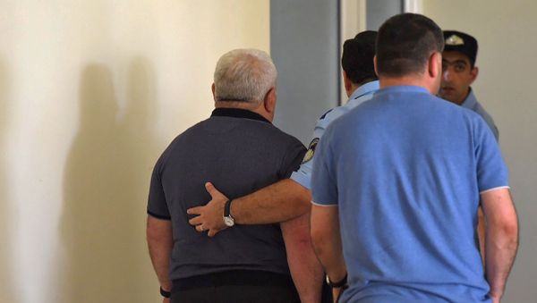 Юрий Хачатуров в здании суда Первой инстанции административного района Шенгавит (27 июля 2018). Еревaн - Sputnik Армения