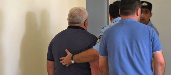 Юрий Хачатуров в здании суда Первой инстанции административного района Шенгавит (27 июля 2018). Еревaн - Sputnik Армения