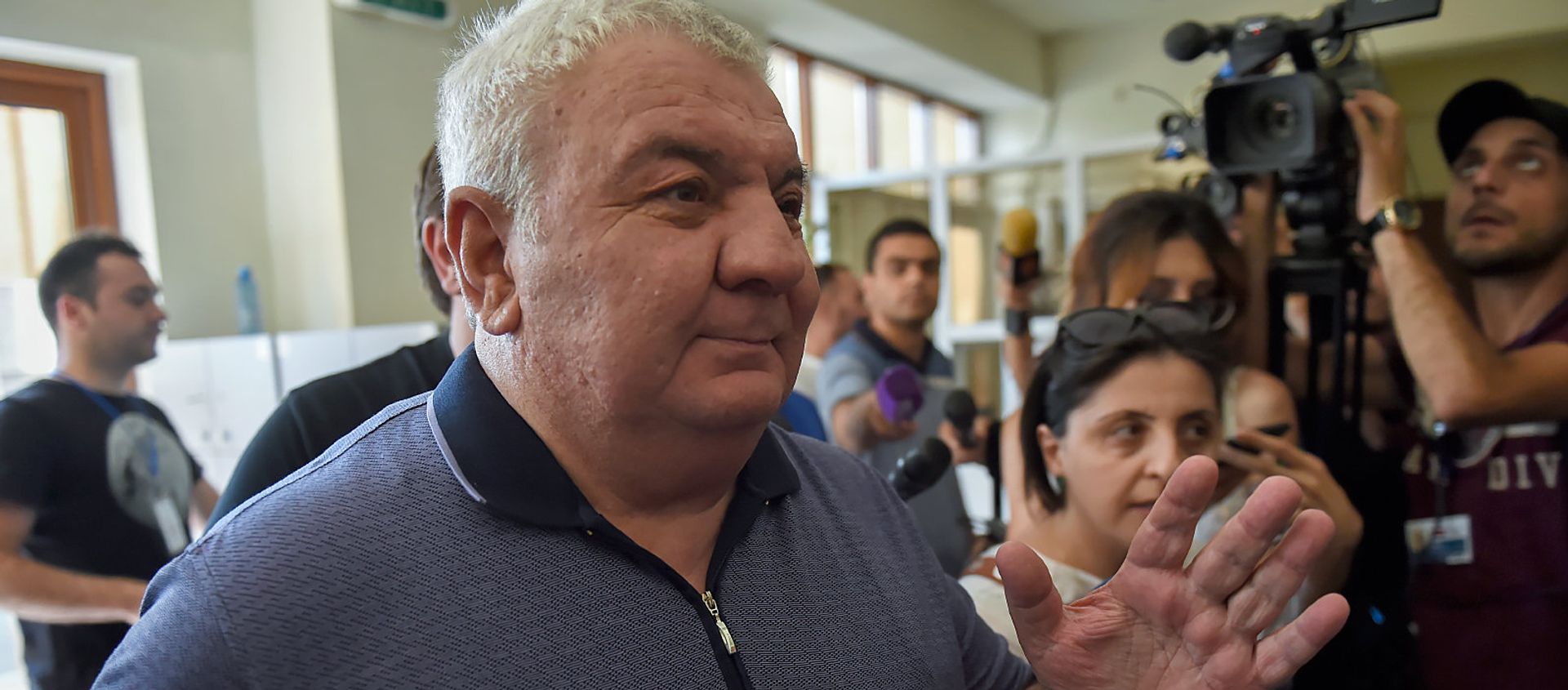 Юрий Хачатуров в здании суда Первой инстанции административного района Шенгавит (27 июля 2018). Еревaн - Sputnik Армения, 1920, 08.06.2021