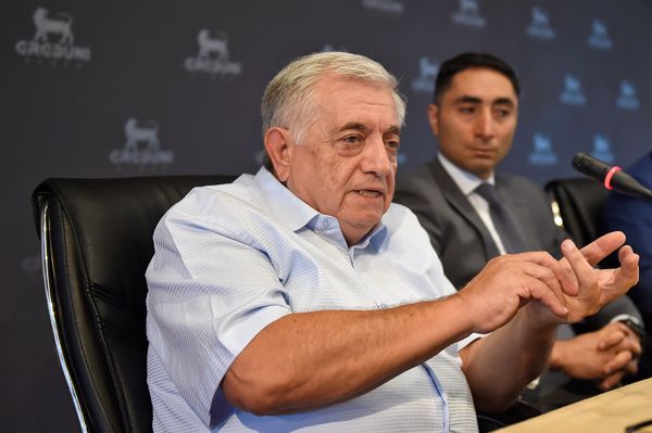 Адвокат Рубен Саакян во время пресс-конференции (28 июля 2018). Еревaн - Sputnik Արմենիա