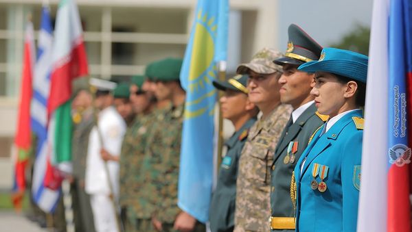 Международный конкурс военно-профессионального мастерства Воин содружества (28 июля 2018). Еревaн - Sputnik Армения