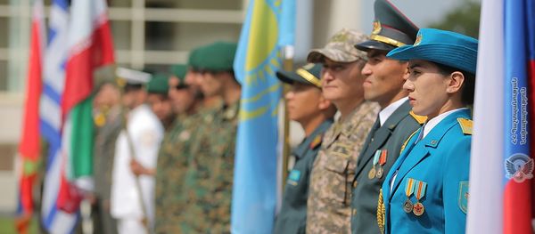 Международный конкурс военно-профессионального мастерства Воин содружества (28 июля 2018). Еревaн - Sputnik Արմենիա