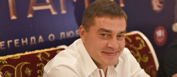 Александр Толстелев на пресс-конференции по теме предстоящего ледового шоу Ахтамар (31 июля 2018). Еревaн - Sputnik Армения