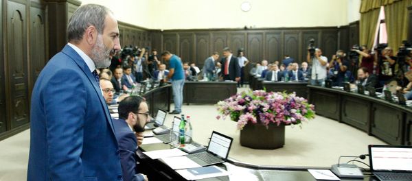 Заседание правительства Армении (2 августа 2018). Еревaн Заседание правительства Армении (2 августа 2018). Еревaн - Sputnik Армения