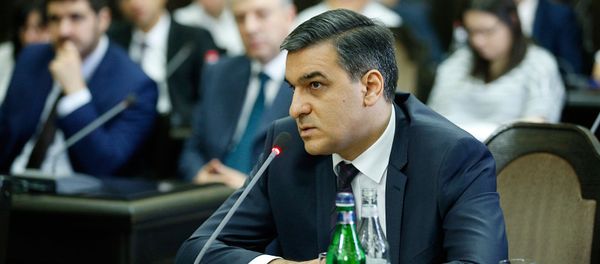 Омбудсмен Арман Татоян на заседании правительства Армении (2 августа 2018). Еревaн Омбудсмен Арман Татоян на заседании правительства Армении (2 августа 2018). Еревaн - Sputnik Армения