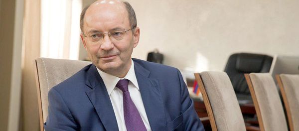 Первый заместитель генерального директора Российских железных дорог (РЖД) Александр Мишарин Первый заместитель генерального директора Российских железных дорог (РЖД) Александр Мишарин - Sputnik Армения