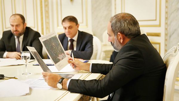 Совещание у премьер-министра Армении Никола Пашиняна по ворпосам лесного хозяйства (8 августа 2018). Еревaн - Sputnik Արմենիա