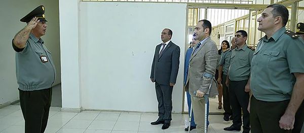 Министр юстиции Армении Артак Зейналян посетил уголовно-исправительное учреждение Армавир (8 августа 2018). Армавир - Sputnik Արմենիա