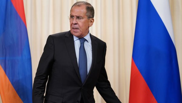 Встреча глав МИД Армении и России Зограба Мнацаканяна и Сергея Лаврова (7 июня 2018). Москвa - Sputnik Армения