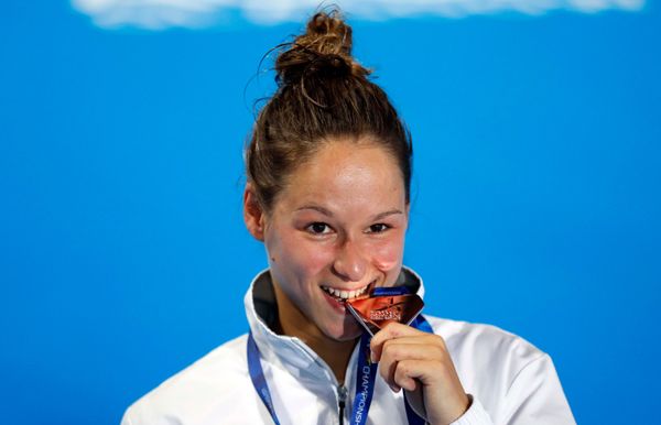 Чемпионат Европы по водным видам спорта 2018. Прыжки в воду. Бронзовый призер Мария Курхо, Германия (8 августа 2018) Эдинбург - Sputnik Армения