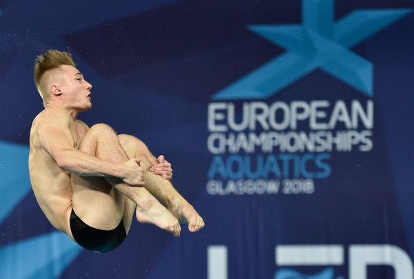 Чемпионат Европы по водным видам спорта 2018. Прыжки в воду. Финал мужского трамплина 3 метра. Джек Ло, Великобритания (9 августа 2018) Эдинбург - Sputnik Армения