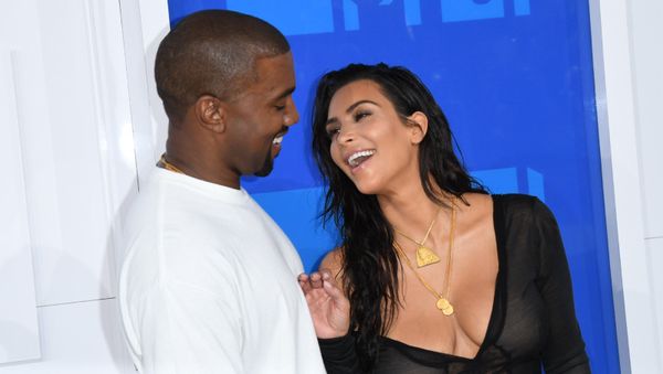 Ким Кардашьян и Канье Уэст на MTV Video Music Awards (28 августа 2016). Нью Йорк, США - Sputnik Армения