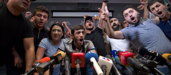 Ситуация в пресс-центре - Sputnik Արմենիա
