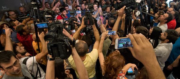 Ситуация в пресс-центре Ситуация в пресс-центре - Sputnik Армения