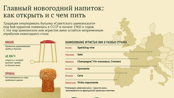 Главный новогодний напиток: как открыть и с чем пить - Sputnik Армения