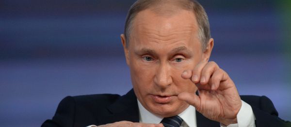 Одиннадцатая ежегодная большая пресс-конференция президента России Владимира Путина - Sputnik Армения