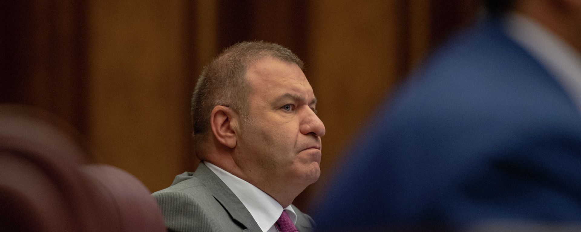 Вице-спикер Парламента Армении Микаел Мелкумян на внеочередном заседании НС (28 августа 2018). Еревaн - Sputnik Армения, 1920, 28.03.2021