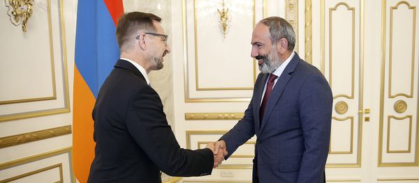 Никол Пашинян и Томас Гремингер - Sputnik Армения
