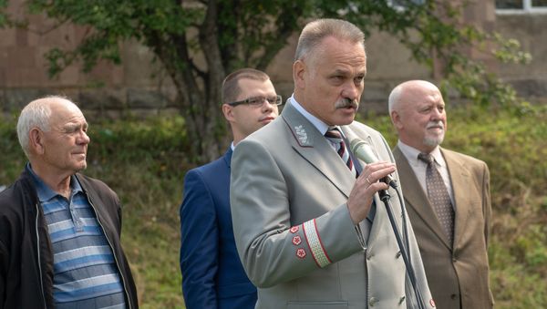 Генеральный директор ЮКЖД Сергей Валько в селе Фиолетово, Лори - Sputnik Армения
