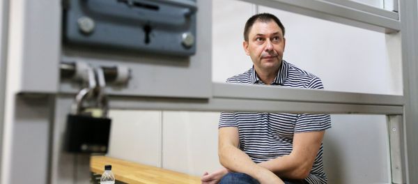 Руководитель портала РИА Новости Украина Кирилл Вышинский в зале апелляционного суда Херсонской области (6 августа 2018). Украина Руководитель портала РИА Новости Украина Кирилл Вышинский в зале апелляционного суда Херсонской области (6 августа 2018). Украина - Sputnik Արմենիա