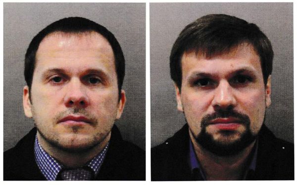 Подозреваемые в попытке убийства Сергея Скрипаля и его дочери Юлии в Солсбери Александр Петров и Руслан Боширов - Sputnik Армения