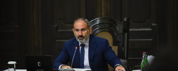 Премер министр Армении Никол Пашинян на заседании правительства (6 сентября 2018). Еревaн - Sputnik Արմենիա