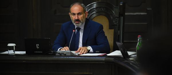 Премер министр Армении Никол Пашинян на заседании правительства (6 сентября 2018). Еревaн - Sputnik Արմենիա