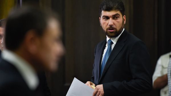 Глава гос.контрольной службы Давид Санасарян на заседании правительства Армении (6 сентября 2018). Еревaн - Sputnik Армения