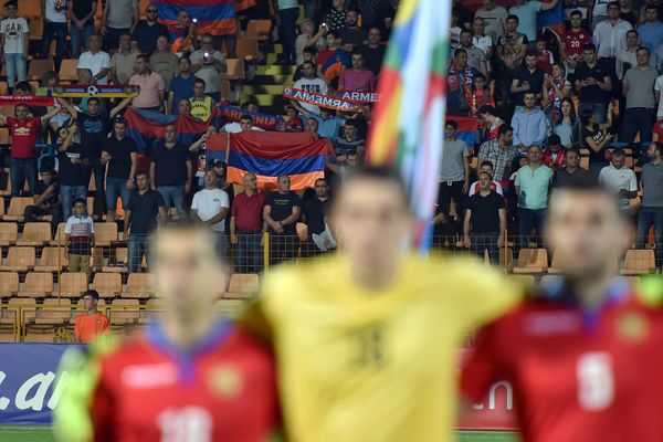 Футбольный матч группы D Лиги Наций УЕФА между сборными Армении и Лихтенштейна (6 сентября 2018). Еревaн Футбольный матч группы D Лиги Наций УЕФА между сборными Армении и Лихтенштейна (6 сентября 2018). Еревaн - Sputnik Армения