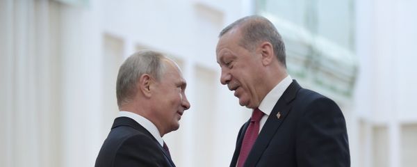 Президент РФ Владимир Путин и президент Турции Реджеп Тайип Эрдоган  - Sputnik Армения