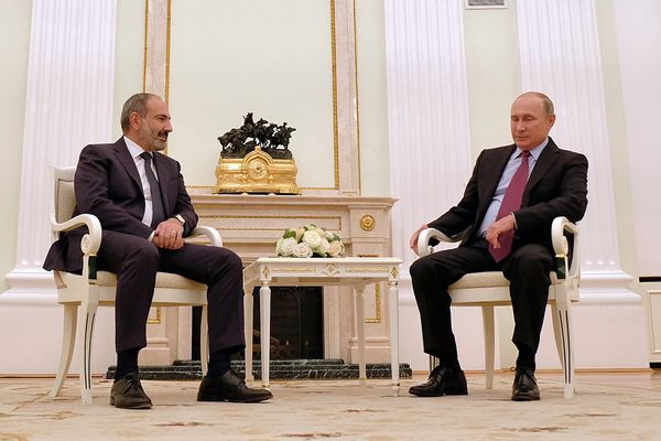 Նիկոլ Փաշինյանն ու Վլադիմիր Պուտինը - Sputnik Արմենիա