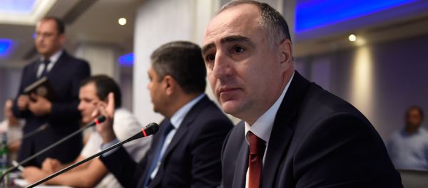 Пресс-конференция глав СНБ и ССС Артура Ванецяна и Сасуна Хачатряна (11 сентября 2018). Еревaн - Sputnik Армения