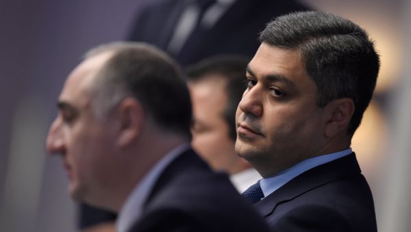 Пресс-конференция глав СНБ и ССС Артура Ванецяна и Сасуна Хачатряна (11 сентября 2018). Еревaн - Sputnik Армения